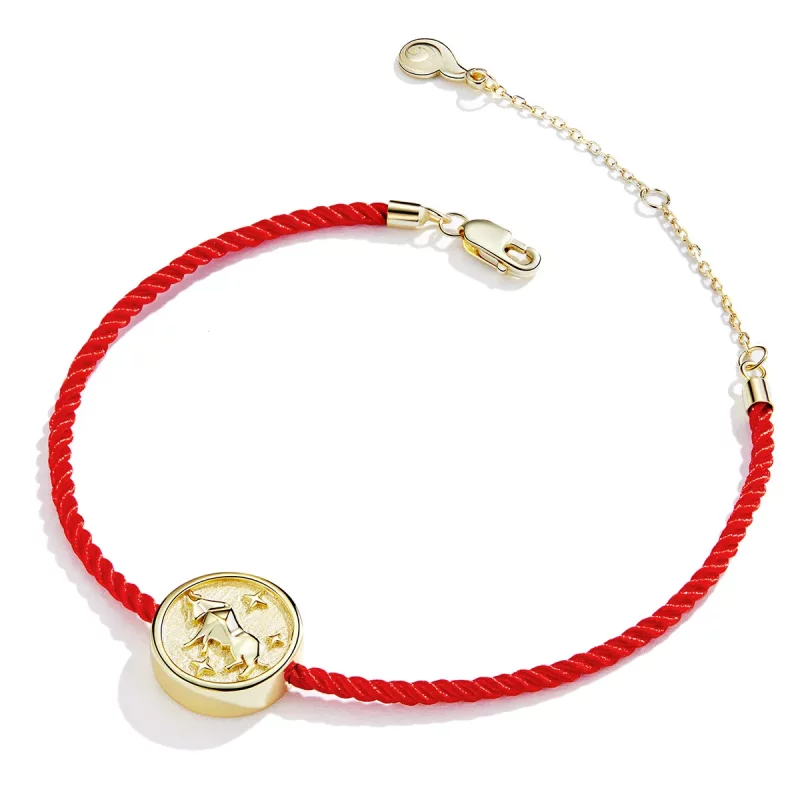 (imagen para) Pulsera estilo Pandora del signo de Tauro - BSB072 - Ver 2