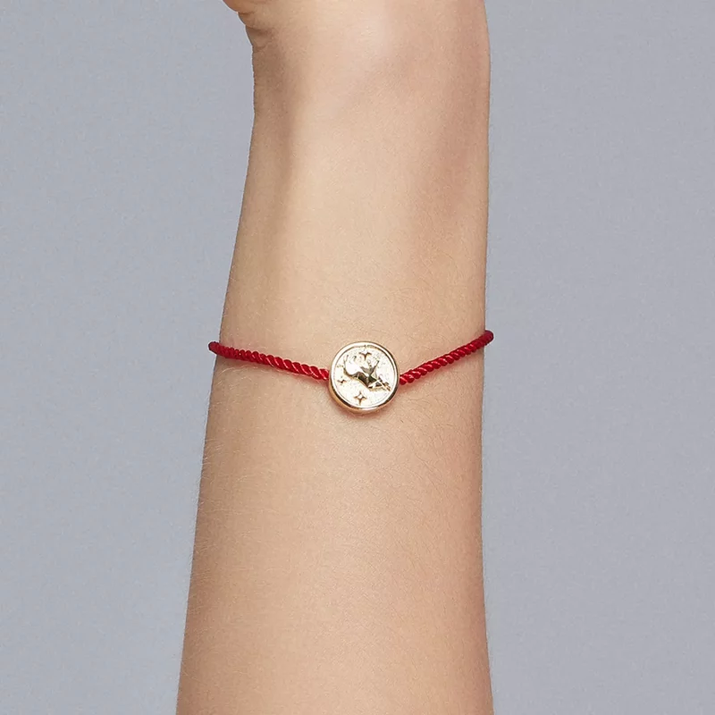 (imagen para) Pulsera estilo Pandora del signo de Tauro - BSB072 - Ver 5