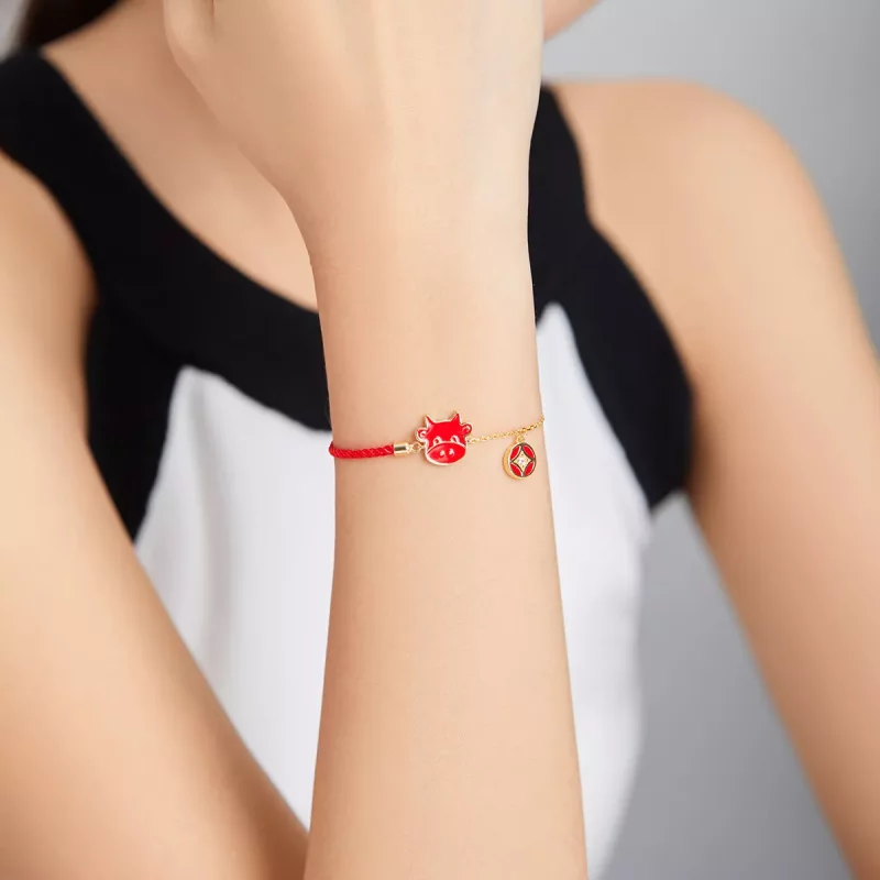 (imagen para) Pulsera estilo Pandora del signo de Tauro - SCB207 - Ver 6