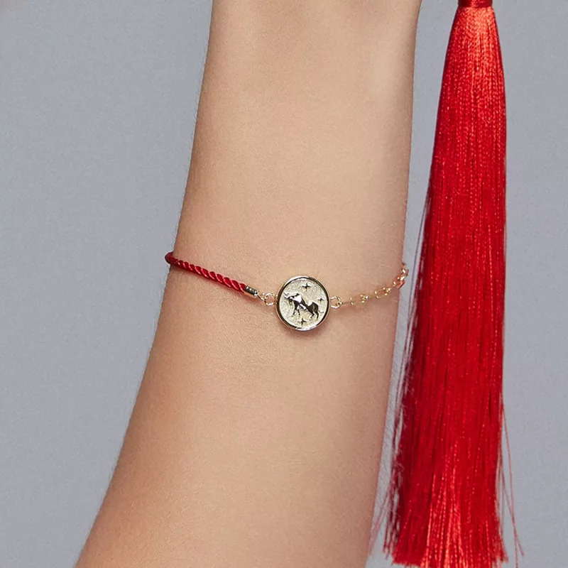 (imagen para) Pulsera estilo Pandora del signo Tauro - BSB075 - Ver 4