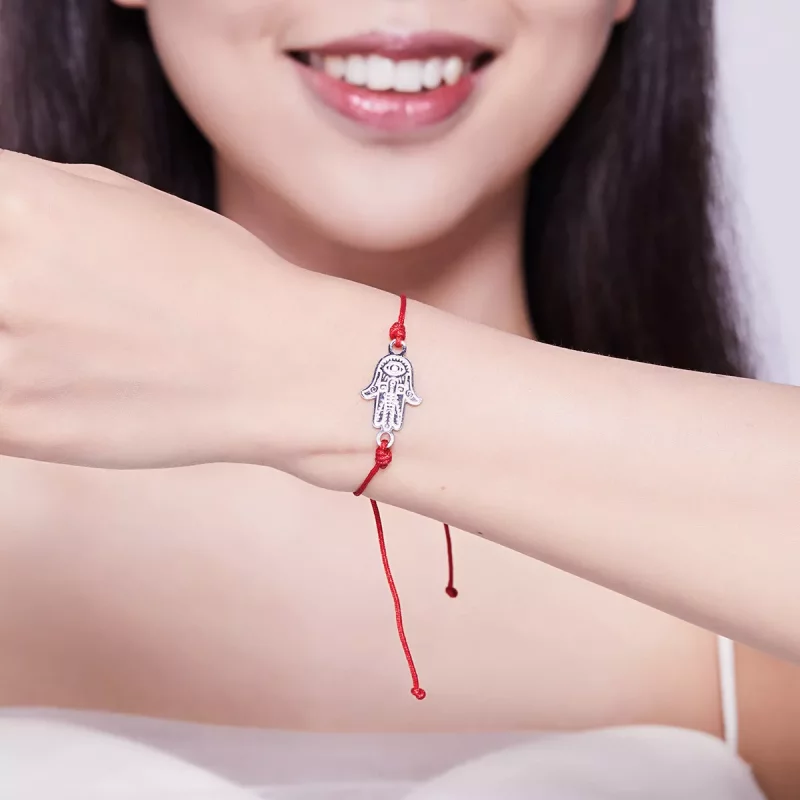 (imagen para) Pulsera estilo Pandora Mano de Fátima - YMX002 - Ver 7