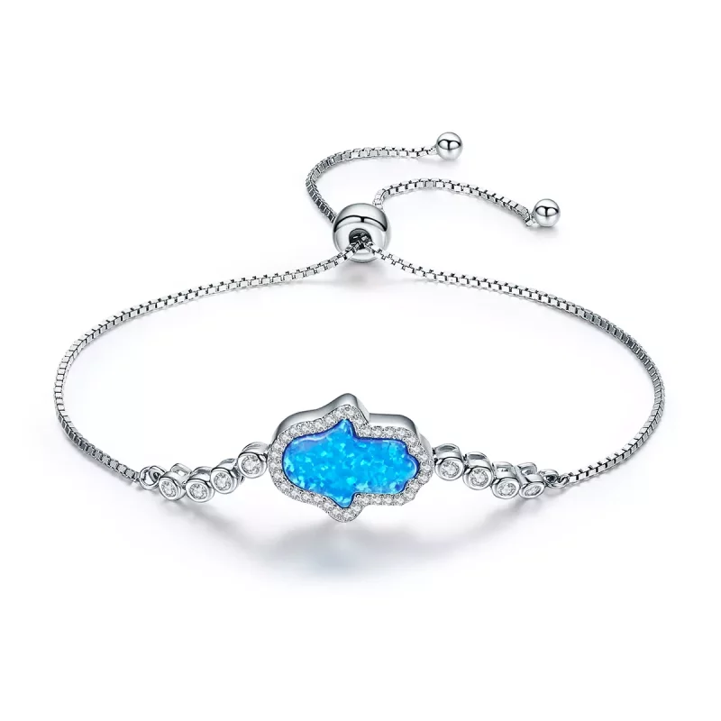 (imagen para) Pulsera estilo Pandora Mano de la Suerte - VSB002 - Ver 2