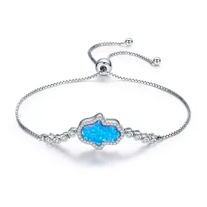 (imagen para) Pulsera estilo Pandora Mano de la Suerte - VSB002