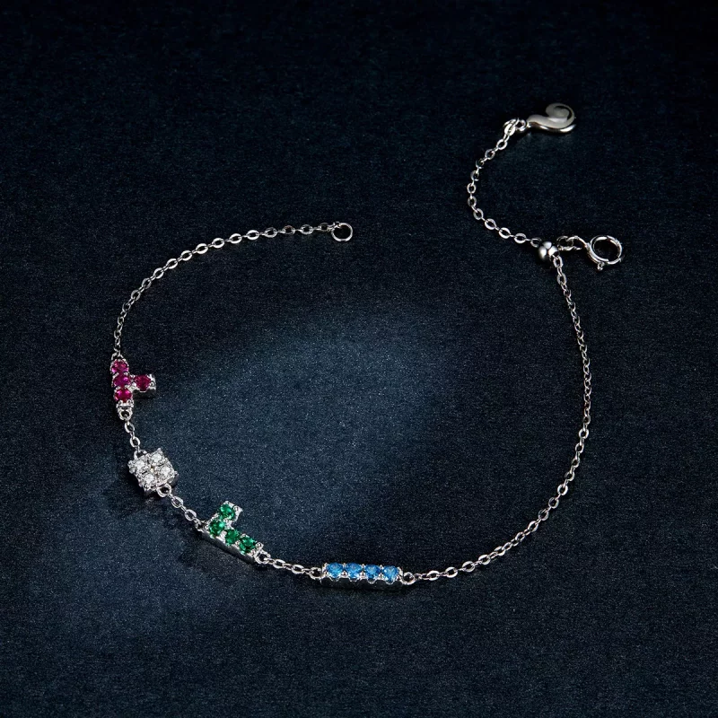 (imagen para) Pulsera estilo Tetris Pandora - BSB040 - Ver 5
