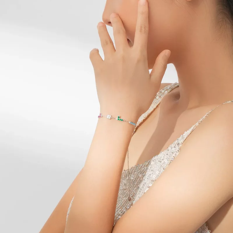 (imagen para) Pulsera estilo Tetris Pandora - BSB040 - Ver 6