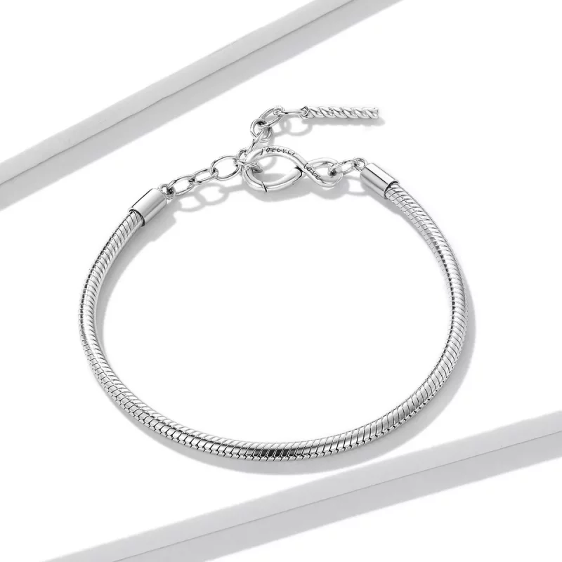 (imagen para) Pulsera simple e infinita de estilo Pandora - BSB085 - Ver 2