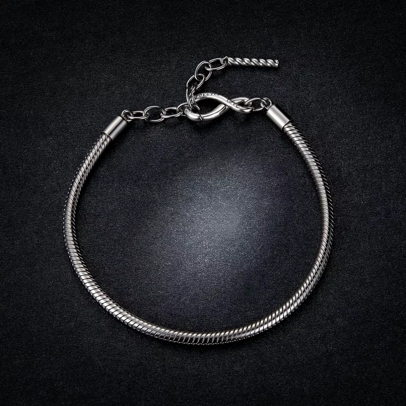 (imagen para) Pulsera simple e infinita de estilo Pandora - BSB085 - Ver 5