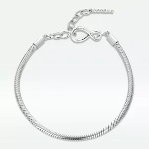 (imagen para) Pulsera simple e infinita de estilo Pandora - BSB085