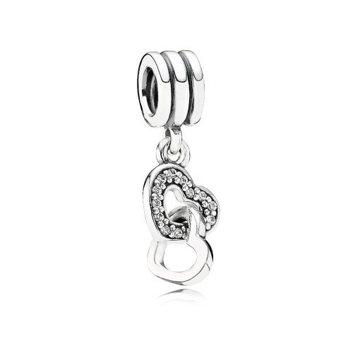 Charm colgante corazones entrelazado - PANDORA