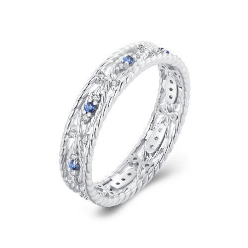 Anillo Estilo Pandora con Ojo del Diablo - BSR456