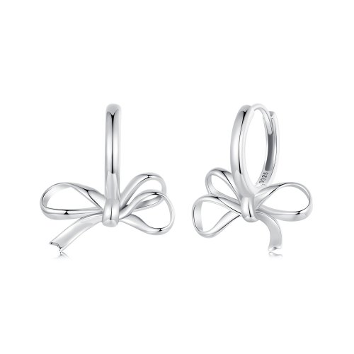 Pendientes de lazo estilo PANDORA - SCE1752