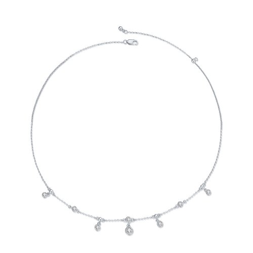 Estilo Pandora Collar de Borlas Brillantes - BSN360