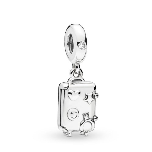 Charm Colgante PANDORA en plata de ley Maleta - 797887EN160