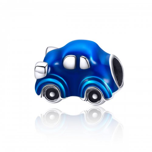 Charm de Coche Antiguo de Plata Estilo Pandora - SCC957