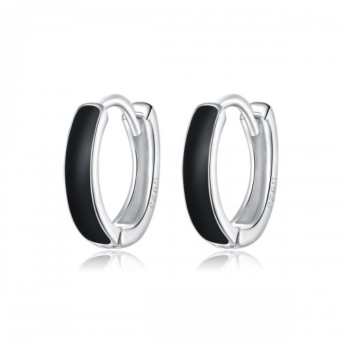 Aretes de Aro de Estilo Pandora de Plata Antialérgica - SCE1047