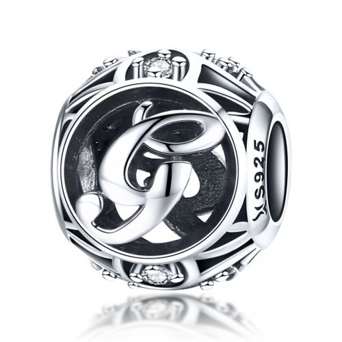Pulsera estilo Pandora con colgante de letra G - SCC738-G