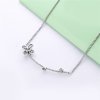 Collar PANDORA Flor de cuatro pétalos 397956CZ