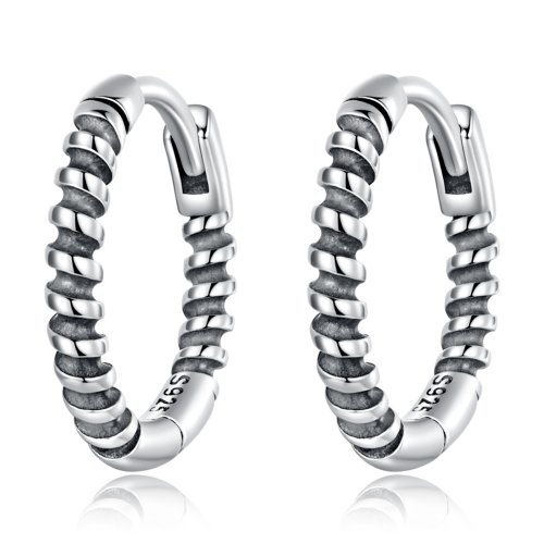 Aretes estilo Pandora con hilo simple - SCE1423