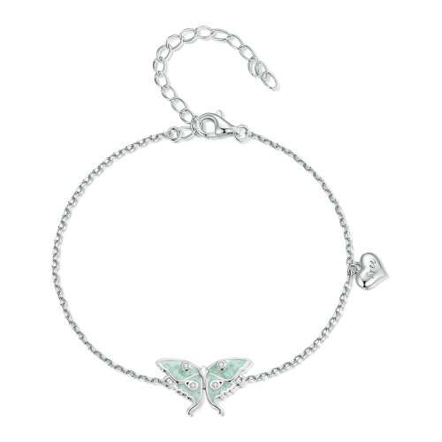 Pulsera de cadena estilo Pandora de El Mago de Oz con mariposa - BSB118