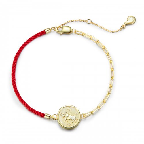 Pulsera estilo Pandora del signo Tauro - BSB075