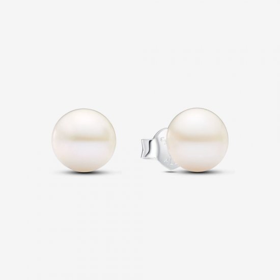 Pendientes Pandora de botón Perla Cultivada de Agua Dulce de 7mm - 293169C01 - Haga click en la imagen para cerrar
