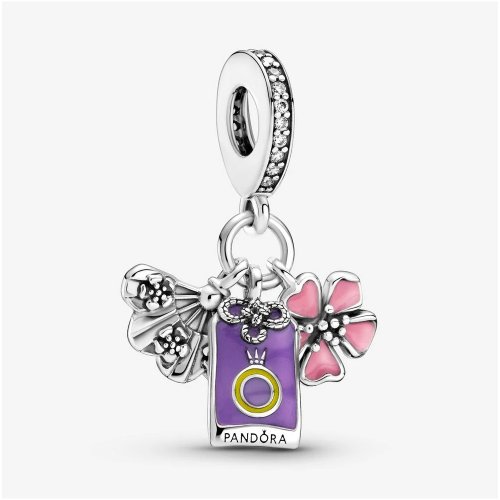 PANDORA Sakura Japonesa, Omamori y Abanico Colgante - 799326C01