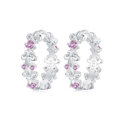 Pendientes Iris estilo PANDORA - BSE1046