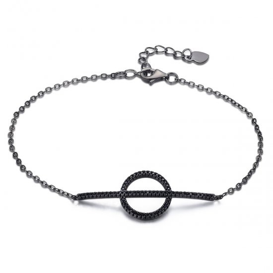 Pulsera de estilo Pandora con geometría simple - VSB011 - Haga click en la imagen para cerrar