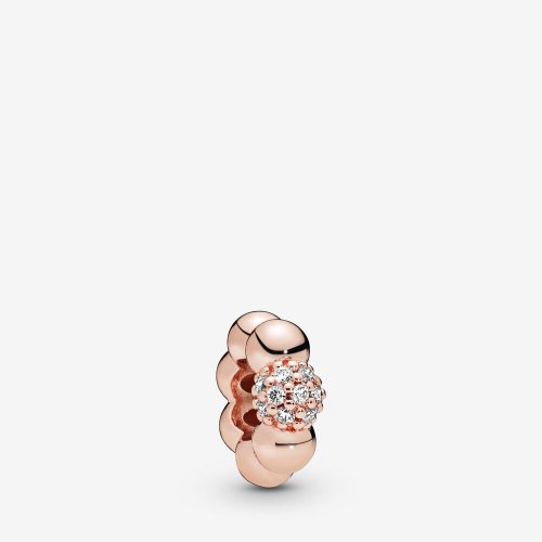 Espaciador PANDORA pulido con pavé - 788310CZ