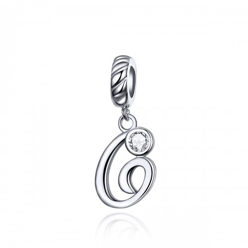 Pandora Style Plata Colgante de Letra G - SCC1183-G