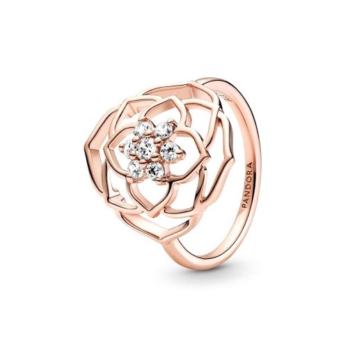 Anillo de declaración con pétalos de rosa PANDORA - 189412C01