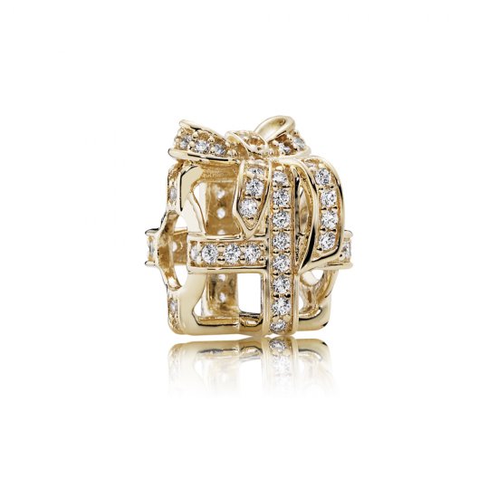 Charm Todo Envuelto Oro 14K PANDORA - Haga click en la imagen para cerrar