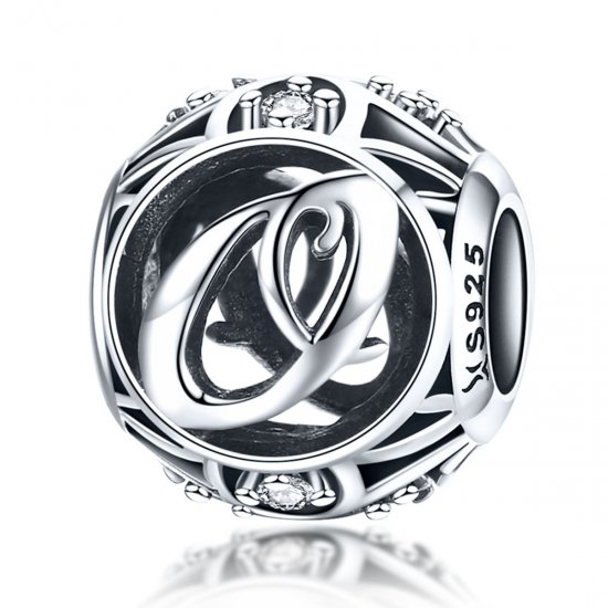 Charm estilo Pandora con letra O - SCC738-O - Haga click en la imagen para cerrar