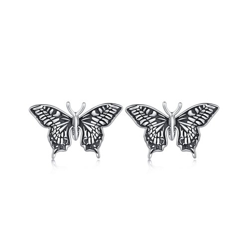 Pendientes de mariposa estilo Pandora - SCE1637