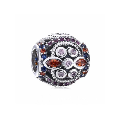 Charm en plata de ley Galaxia espumosa PANDORA Charm en plata de ley Galaxia espumosa PANDORA