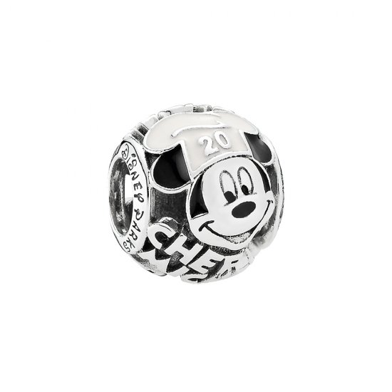 Charm en plata de ley Cocinero Mickey PANDORA - Haga click en la imagen para cerrar