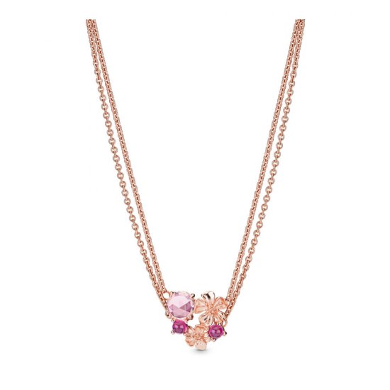 Collar PANDORA Flor de flor de durazno 388101NCC - Haga click en la imagen para cerrar