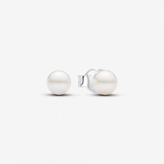 Pendientes Pandora de botón Perla Cultivada de Agua Dulce de 4.5mm - 293168C01 - Haga click en la imagen para cerrar