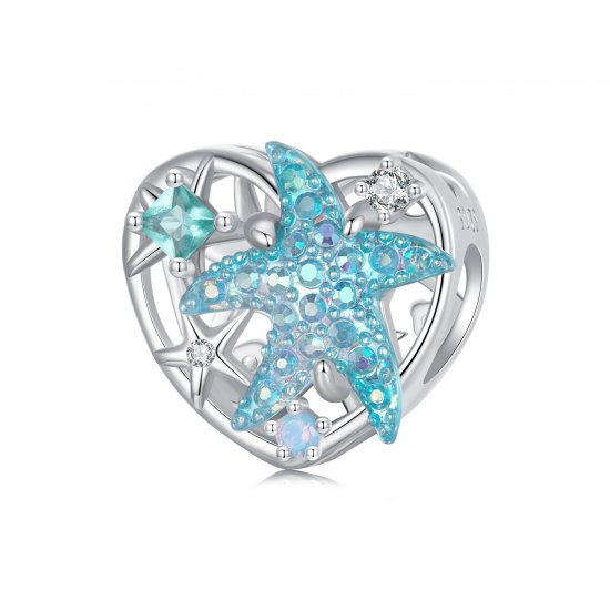 Charm de estrella de mar de fantasía estilo PANDORA - SCC2809 - Haga click en la imagen para cerrar