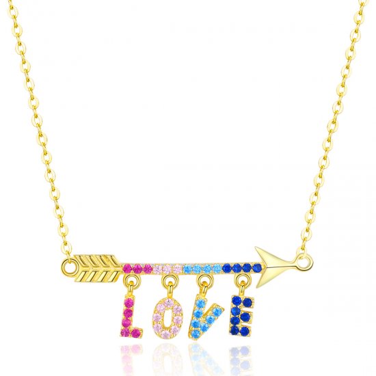 Collar inicial estilo Pandora - BSN011 - Haga click en la imagen para cerrar