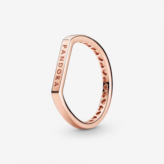 Anillo apilable de barra con logo PANDORA - 189048C00 - Haga click en la imagen para cerrar
