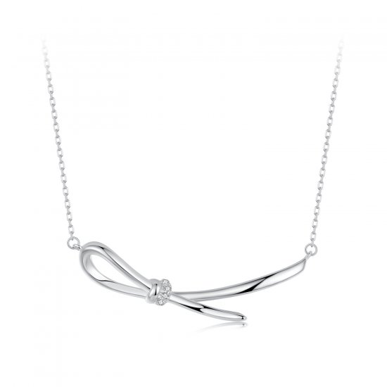 Collar con nudo estilo PANDORA - BSN392 - Haga click en la imagen para cerrar