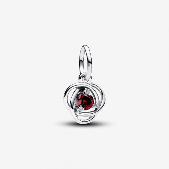 Charm Colgante Pandora Círculo Eternity Rojo - 793125C01 - Haga click en la imagen para cerrar