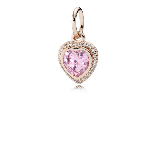 Colgante Amor chispeante rosa - Haga click en la imagen para cerrar