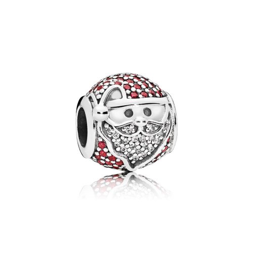 Charm en plata de ley Alegre Papá Noel - PANDORA