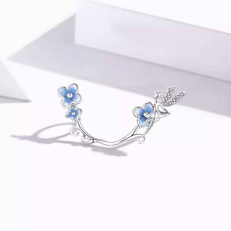 (imagen para) Amuleto de estilo Pandora con diseño de espíritu floral - BSC391 - Ver 2