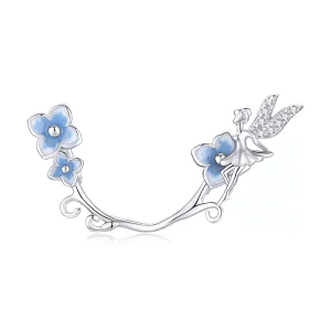 Amuleto de estilo Pandora con diseño de espíritu floral - BSC391 (imagen para) Amuleto de estilo Pandora con diseño de espíritu floral - BSC391