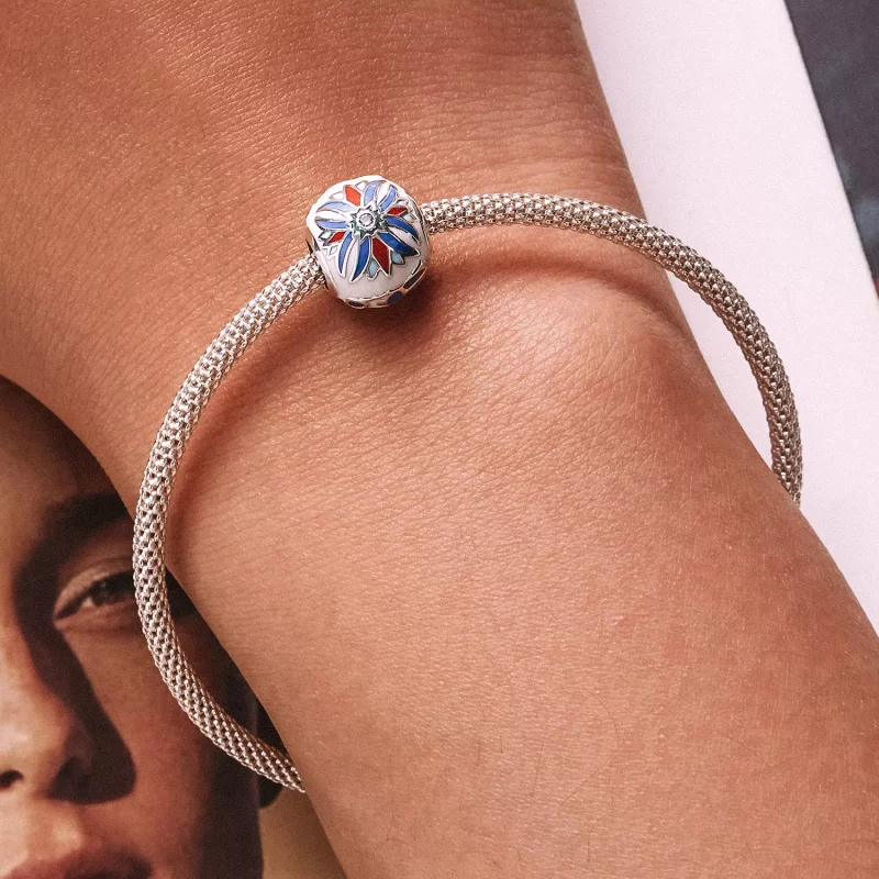 (imagen para) Amuleto de estilo Pandora con escarabajo y flor de loto - SCC2254 - Ver 6