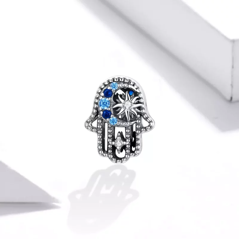 (imagen para) Amuleto de mano de la suerte estilo Pandora - BSC440 - Ver 2