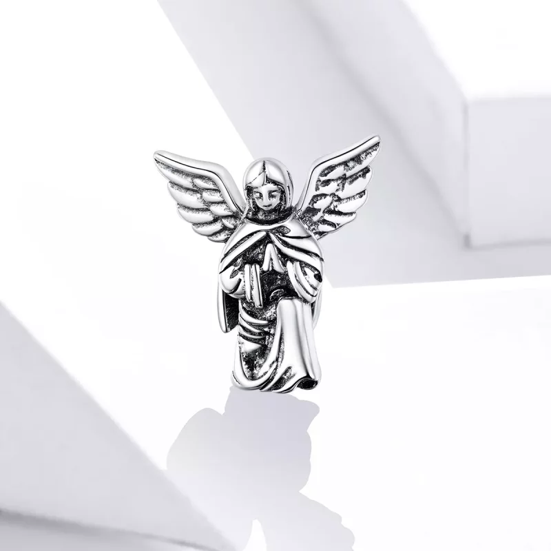 (imagen para) Amuleto de plata estilo Pandora Ángel del Amor - BSC314 - Ver 2